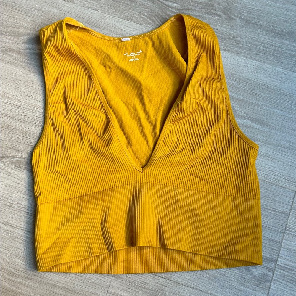Urban outfitters fitted crop top